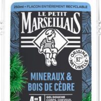 Douche Gel Mineralen en Cederhout